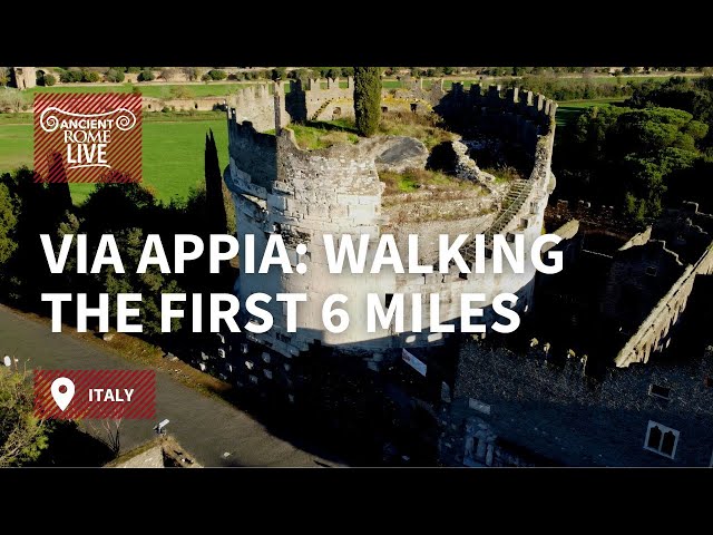 Walking Ancient Rome's via Appia Antica