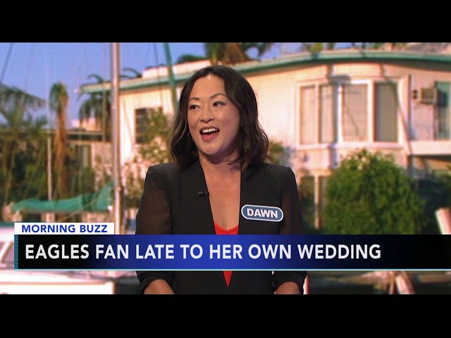Eagles fan (who was late to her wedding for game) wins big on Wheel of Fortune