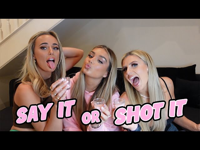 SAY IT OR SHOT IT🥂 | With Chloe & Millie🤍 | Lucinda Strafford