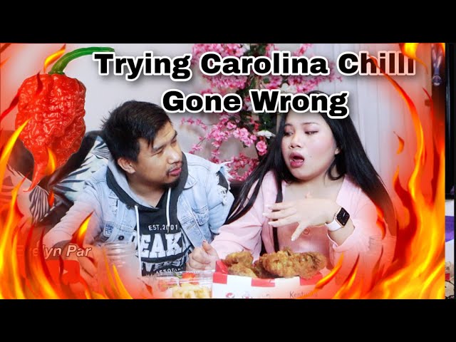 EATING CAROLINA REAPER CHILLI OR KING CHILLI *GONE WRONG*