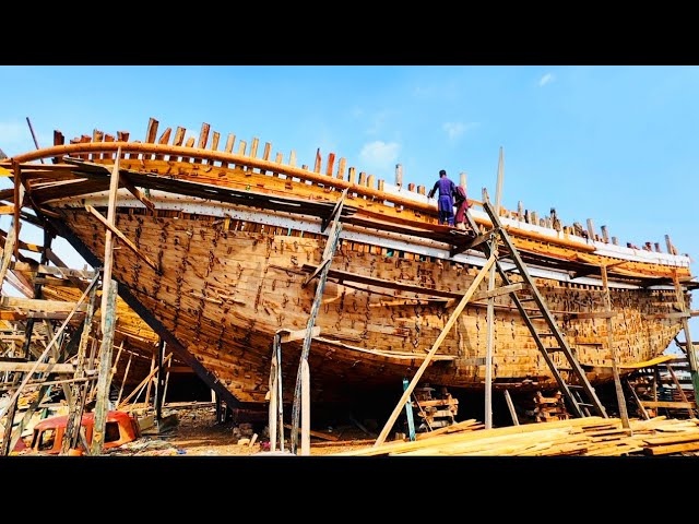 Handmade Wooden Ship Manufacturing in Pakistan | Amazing Wood Ship Manufacturing Process