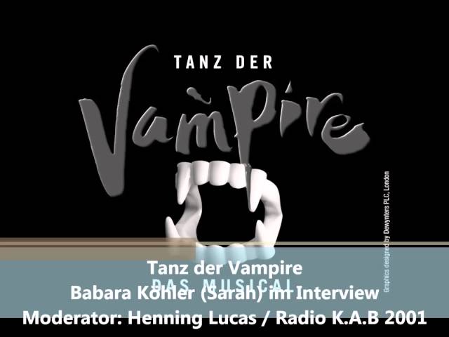 Tanz der Vampire - Sarah (Barbara Köhler) im Interview 2001 TDV