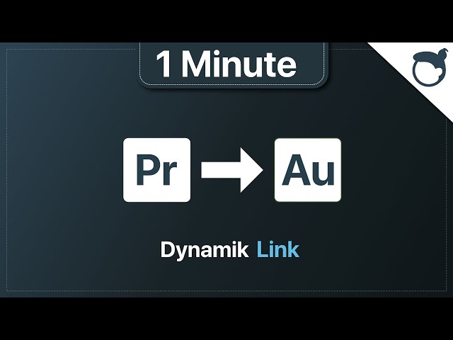 Premiere: Dynamik Link mit Audition [1 Minute]