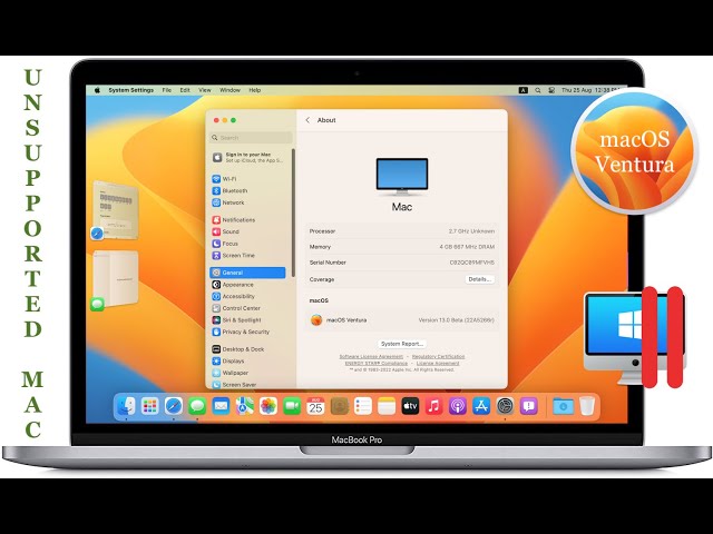 How to install macOS Ventura on unsupported MAC using parallels desktop?
