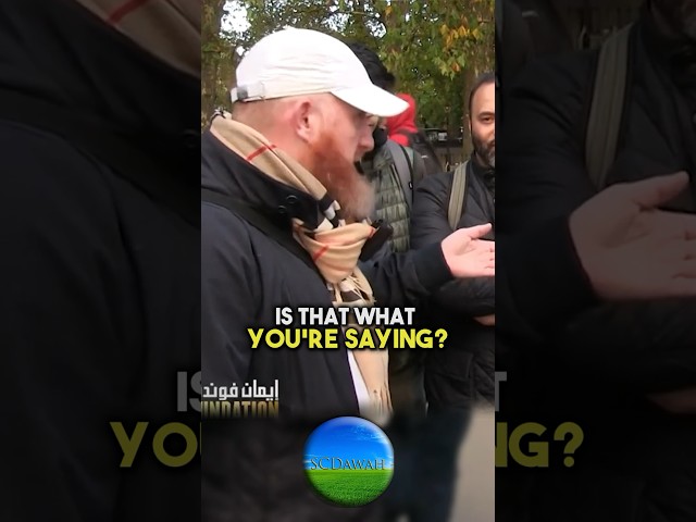 WRONG MUSLIM to try and pull a fast one with! #speakerscorner