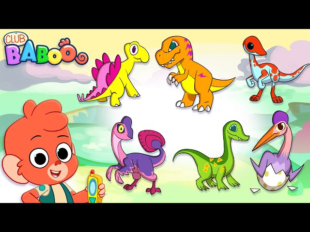 Baby Dinosaur Puzzle | Club Baboo  | LONG 1 HOUR COMPILATION | Watch and Learn Dinosaurs