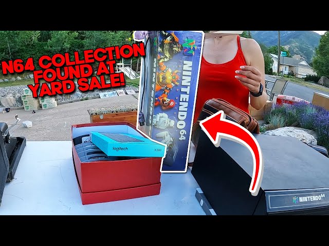 HUGE N64 VIDEO GAME COLLECTION FOUND AT YARD SALE!