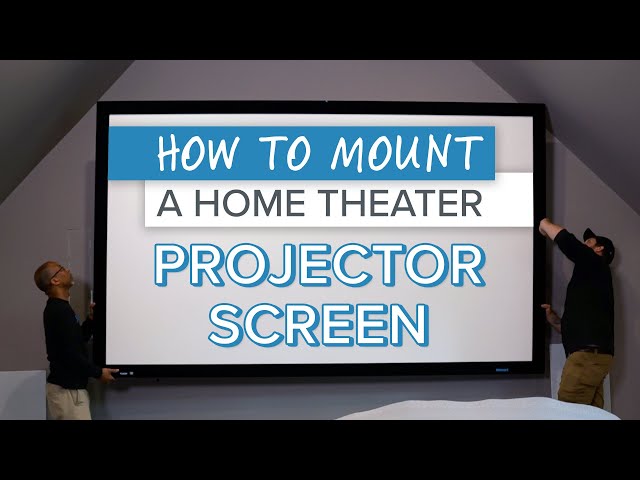 How to Build & Mount a Projector Screen + DIY Tips & Tricks for BEST Performance in a Home Theater!