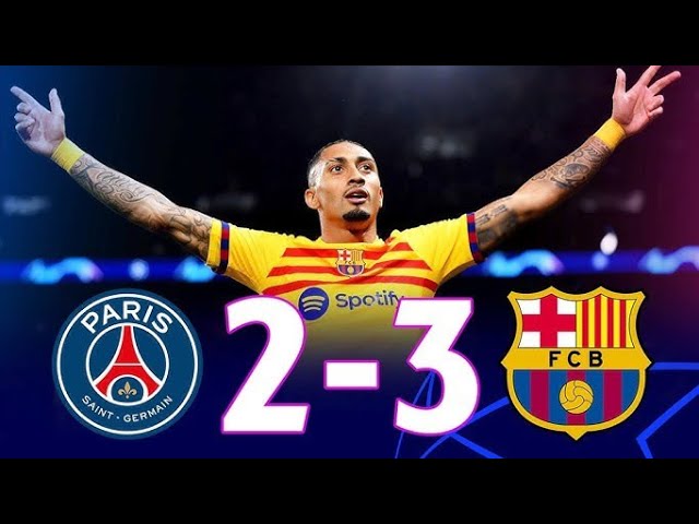 Barcelona Vs PSG All Goals Highlight | Barca vs psg 3-2 | Champion League