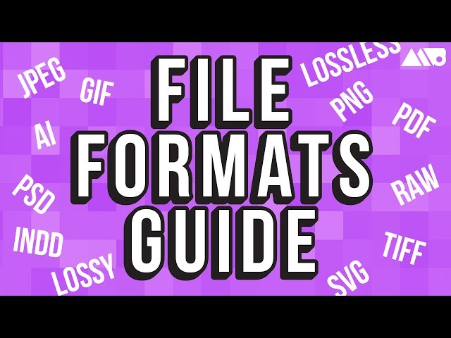 Image File Formats for Design Explained