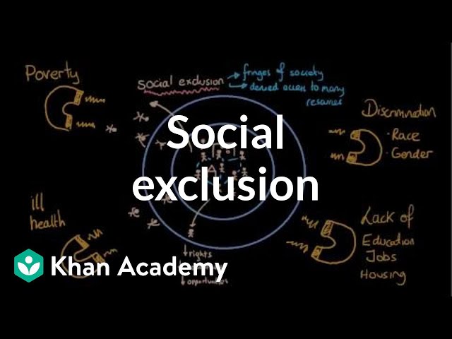 Social exclusion (segregation and social isolation) | Social Inequality | MCAT | Khan Academy