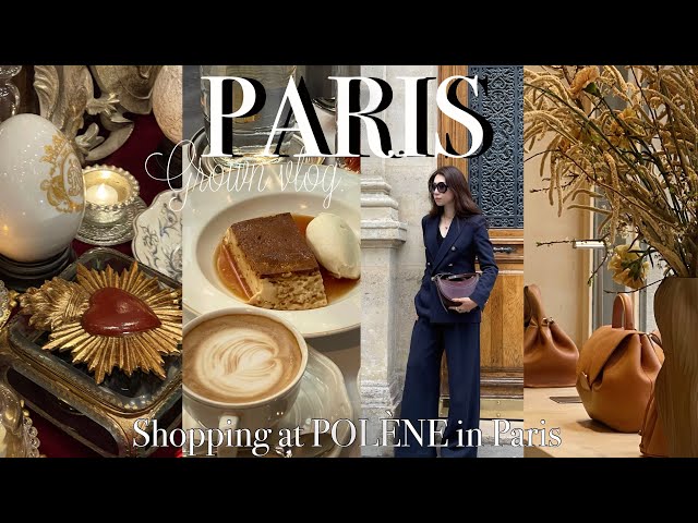 Paris Vlog"Shopping in Polene🤎"Visiting trendy shops 🇫🇷Peninsula Hotel |Patrick Roger|Paris Trip
