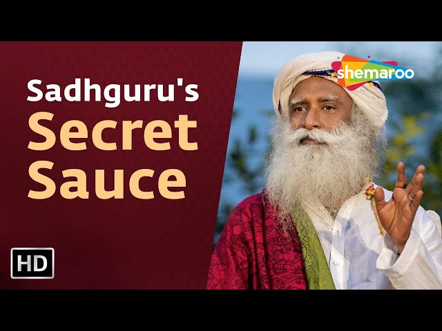 Sadhguru's Secret Sauce |  Sadhguru | Shemaroo Spiritual Life