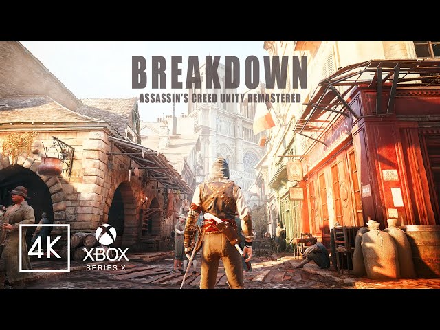 Assassin's Creed Unity Remastered : Breakdown & Comparison Ray-Tracing Global Illumination Graphics