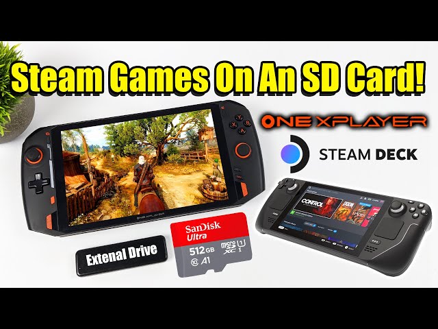 Running Steam Games From An SD Card Handheld Gaming PC Test