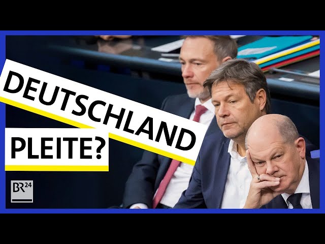 Milliardenloch, Schuldenbremse, Ampel-Zoff: Ist Deutschland pleite? | Possoch klärt | BR24