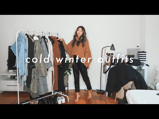CASUAL COLD WINTER OUTFITS | layering for freezing winter