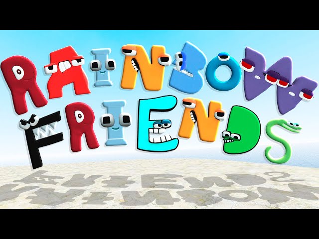 Rainbow Friends vs Their Names (Alphabet Lore)