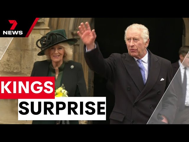 King Charles makes first official appearance in return to public life | 7 News Australia
