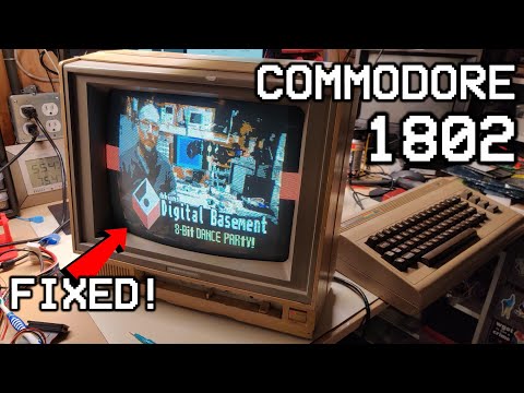What broke on this Commodore 1802 monitor? #repair