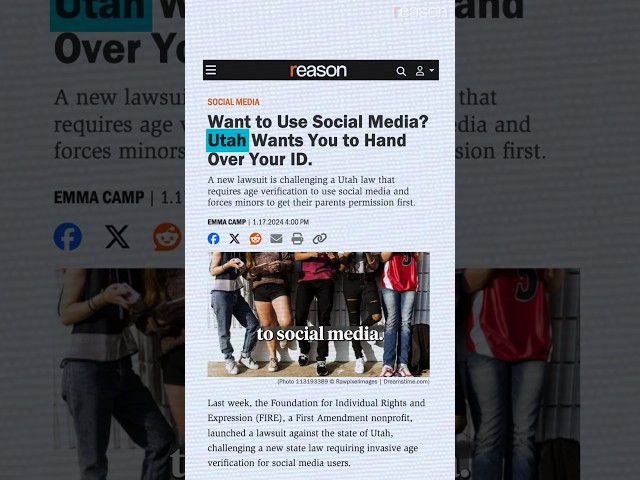 Should you have to show ID on social media?