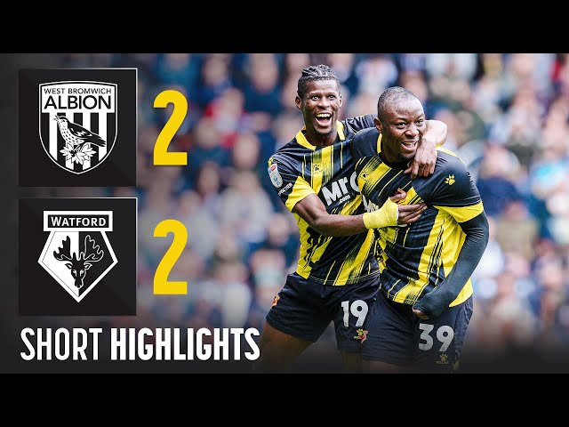 Kayembe Rocket In Baggies Draw 🚀 | West Bromwich Albion 2-2 Watford | Short Highlights