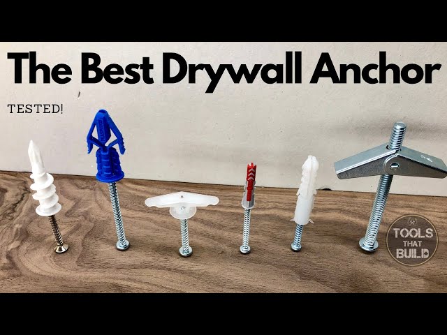 The Best Drywall Anchor Plug Inserts // Tested