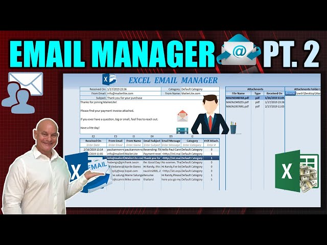 Automatically Import & Display Your Outlook Emails & Attachments In Excel [Email Manager Pt. 2]