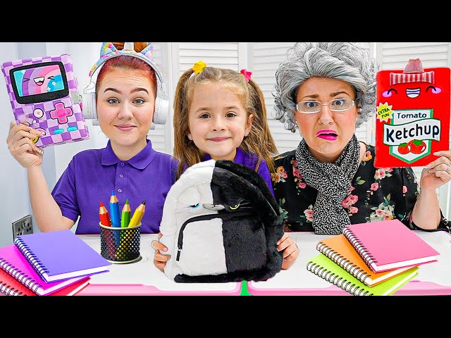 Ruby and Bonnie are playing the Back to School Switch Up Challenge