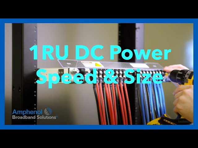 1RU DC Power Speed and Size