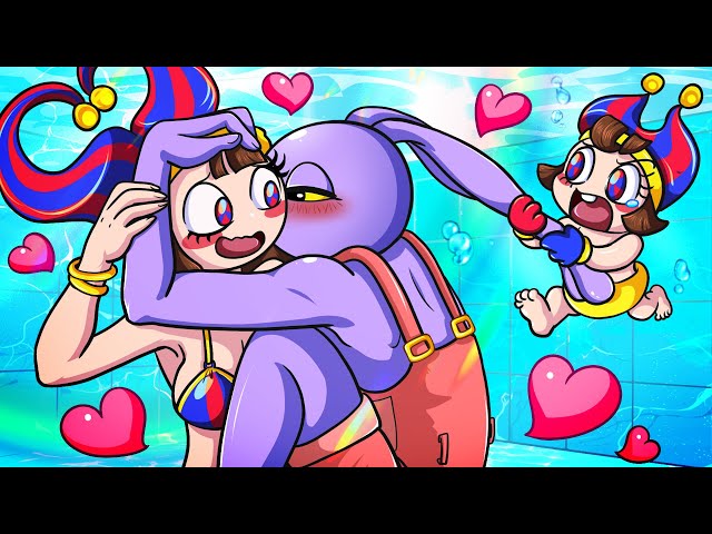POMNI x JAX Lovely Kiss💕 BUT Has a NEW BABY!?👶| THE AMAZING DIGITAL CIRCUS ANIMATION