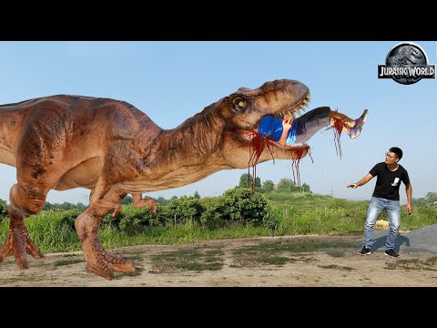 Most REALISTIC T-Rex chase All Part | Jurassic Park Fan Made Short Film | Dinosaur Movie | Ms. Sandy