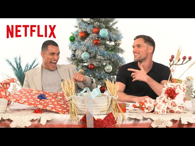 The Rebel Moon Cast Competes in Speed-Wrapping Presents | Netflix