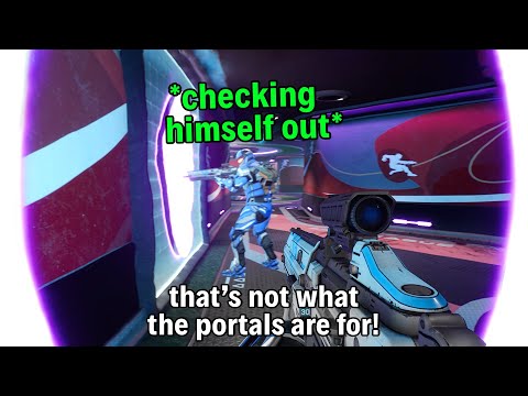 Splitgate: When Portal and Halo have a baby! (Funny Moments)