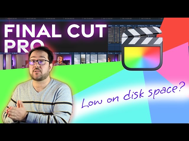 Final Cut Pro Tips: Fix Low on Disk Space | Run from External SSD