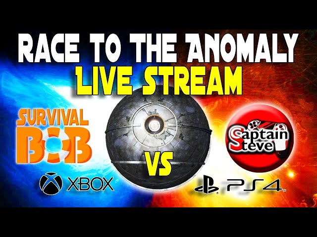 Who will Win? Race to the Anomaly : Captain Steve v Survival Bob in No Man's Sky LiveStream