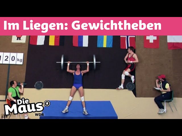 Gewichtheben im Liegen | DieMaus | WDR