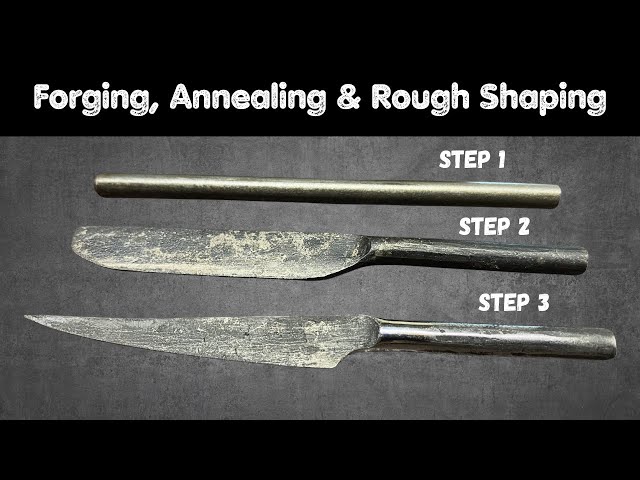 {Pt 1/5} How To Make A Turning Sloyd Knife - Nic Westermann (Forging, Annealing & Rough Shaping)