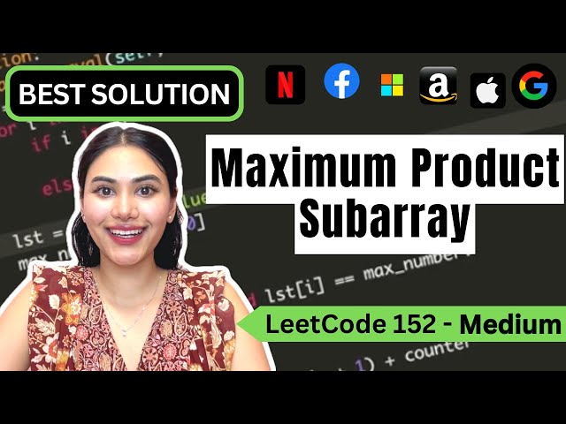 Maximum Product Subarray - LeetCode 152 - Python (Dynamic Programming)