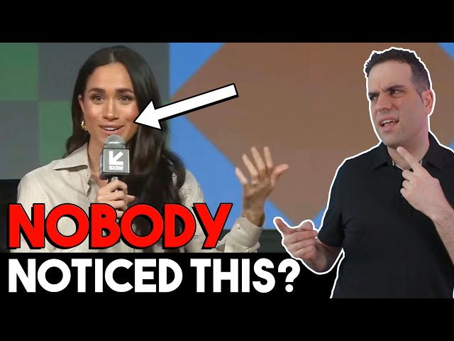 What is Meghan Markle HIDING? Body Language Analyst REACTS to SXSW Speech.