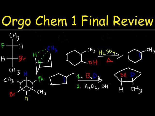 Organic Chemistry 1 Final Exam Review