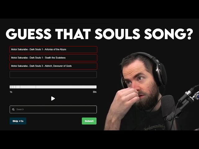 Can You Guess That Soulsborne Tune? | FROMSOFT HEARDLE #1