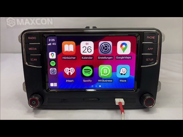 Scumaxcon RCD360 Pro2 RCD330 Apple CarPlay Android Auto OPS RVC Bluetooth für VW Golf Passat Polo.
