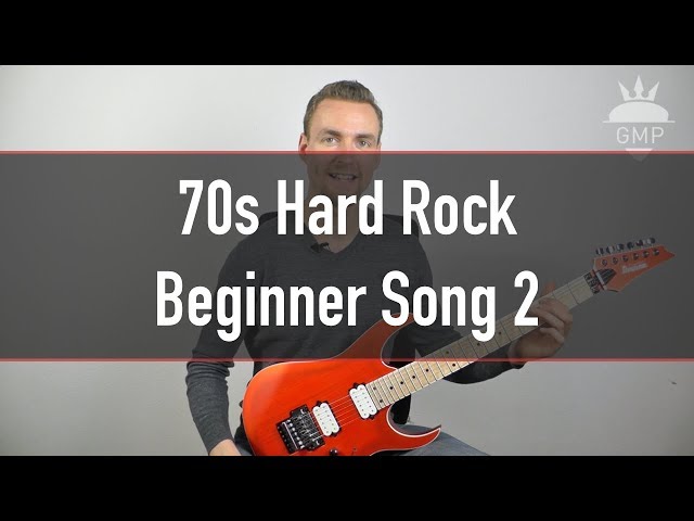 Rock Riffs Lernen - 70s Hard Rock Beginner Song 2 | Guitar Master Plan