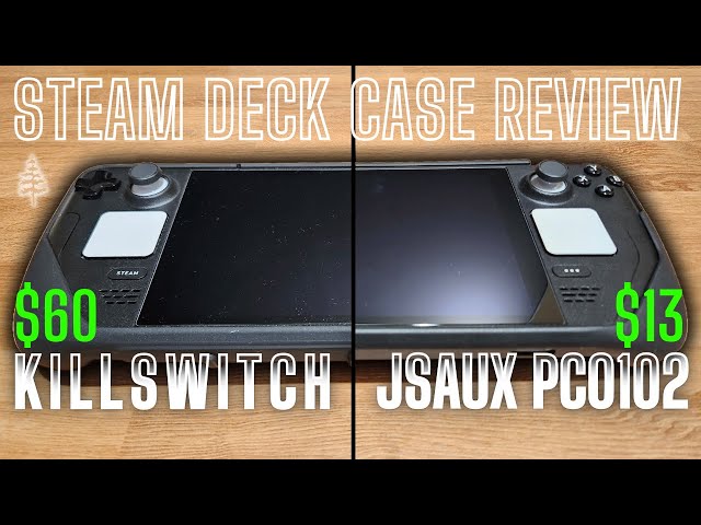 dbrand Killswitch vs JSAUX PC0102 TPU Case || Steam Deck Protective Case Comparison