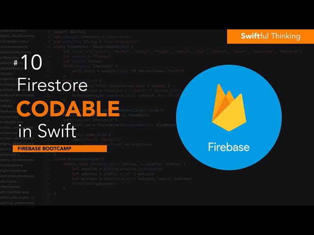 Fetching Firebase Firestore data with Codable in Swift | Firebase Bootcamp #10