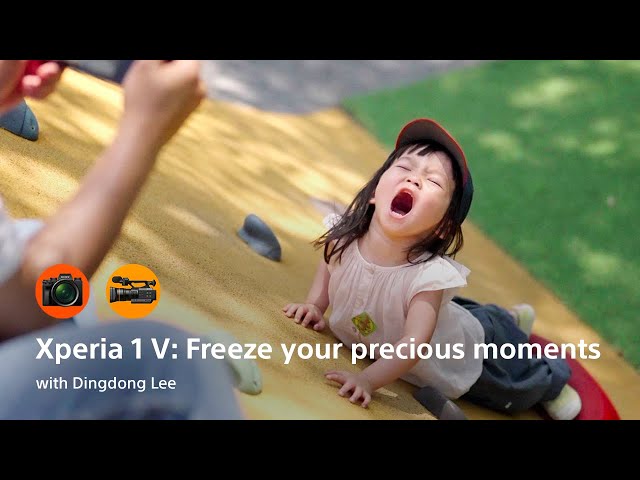 Xperia 1 V: Freeze your precious moments with Dingdong Lee