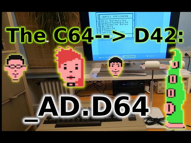 D42 auf The 64 Maxi programmieren && MANIAC MANSION als D42