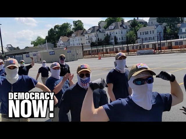 "Children of the KKK": White Supremacist Patriot Front Marches Through Boston, Attacks Black Artist