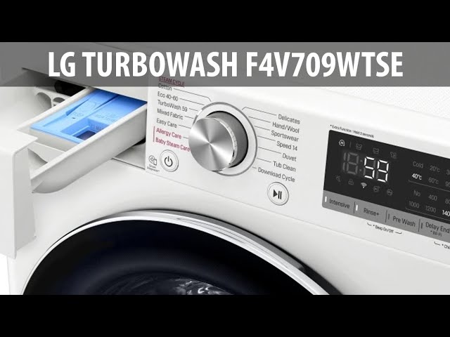 LG TurboWash with AI DD V7 F4V709WTSE - WIFI Setup and Quick-look